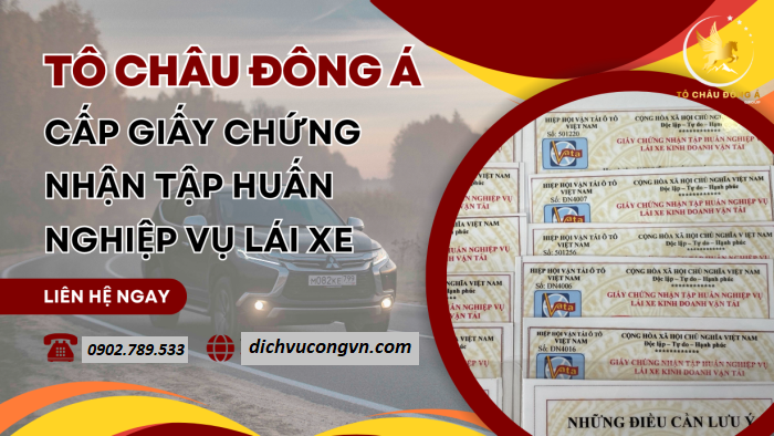 Đào tạo cấp chứng chỉ tập huấn nghiệp vụ lái xe