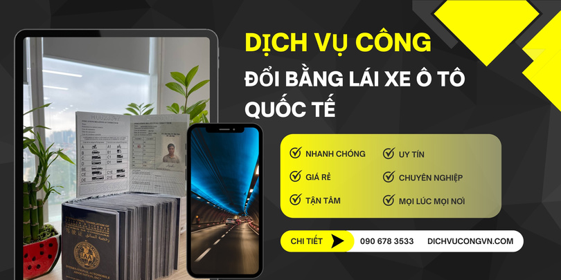 Đổi bằng lái xe ô tô quốc tế tại Long An