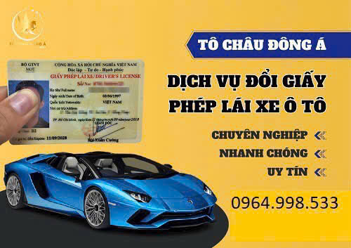 Đổi Bằng lái xe ô tô tại Thái Nguyên