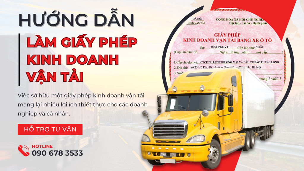 Thủ tục đăng ký giấy phép kinh doanh vận tải tại Hà Nội