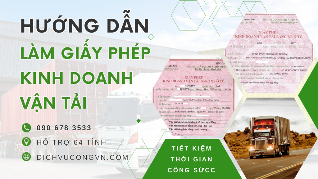 Hướng dẫn xin giấy phép kinh doanh vận tải tại Hải Phòng