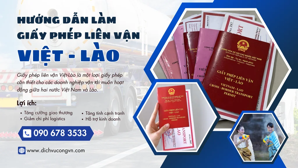 Hướng dẫn làm giấy phép liên vận Việt Lào ở Bắc Giang