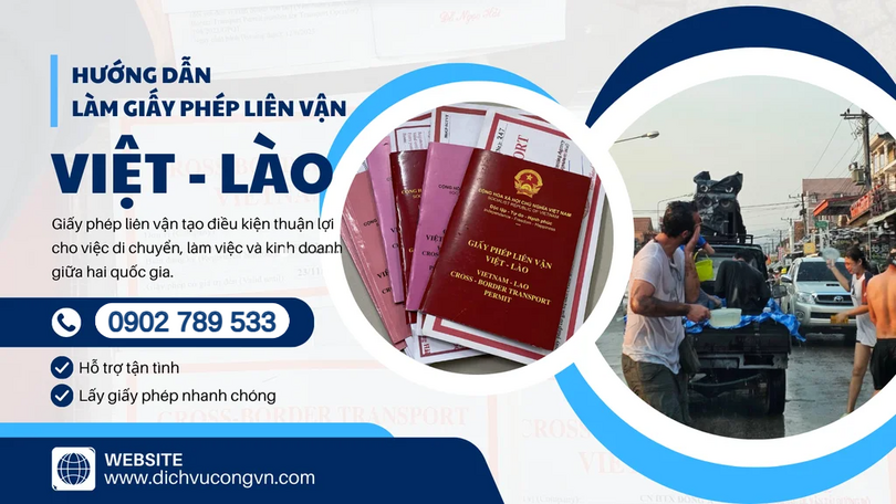 Hướng dẫn làm giấy phép liên vận việt lào tại Đồng Nai