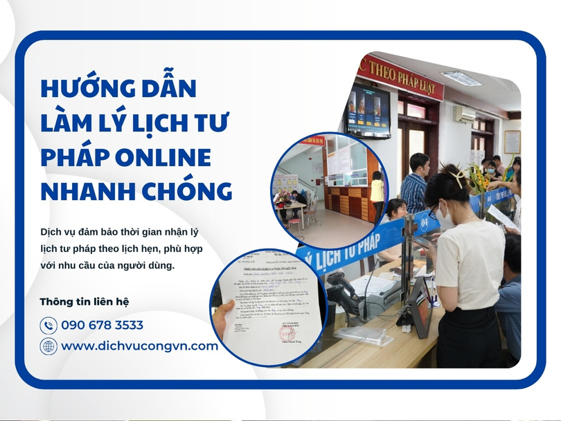 Hướng dẫn nộp hồ sơ cấp phiếu lý lịch tư pháp trực tuyến tại Bắc Giang