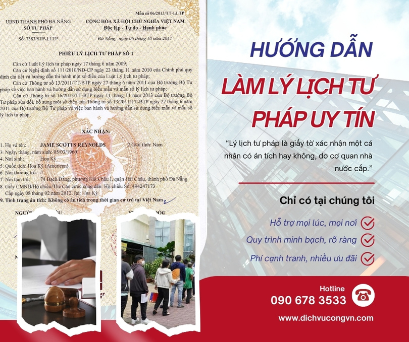 Quy trình làm lý lịch tư pháp tại Bình Dương