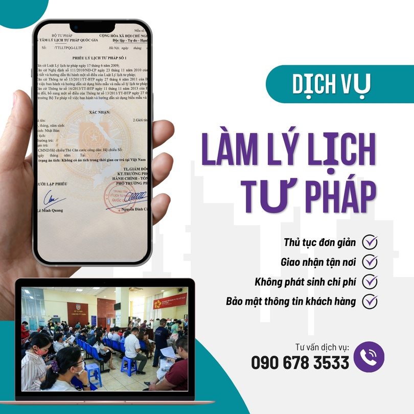 Dịch vụ làm lý lịch tư pháp tại Đà Nẵng