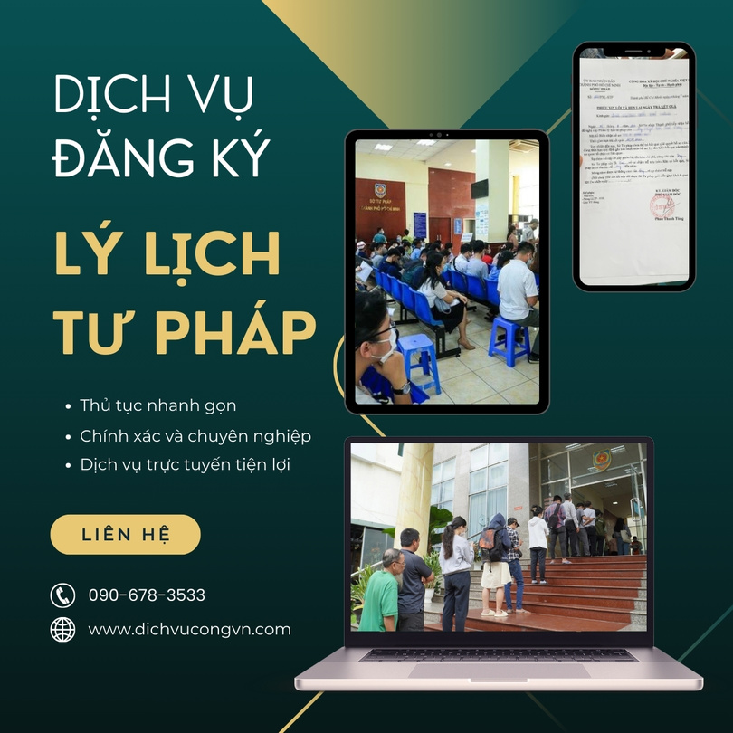 Dịch vụ đăng ký lý lịch tư pháp tại Thái Bình