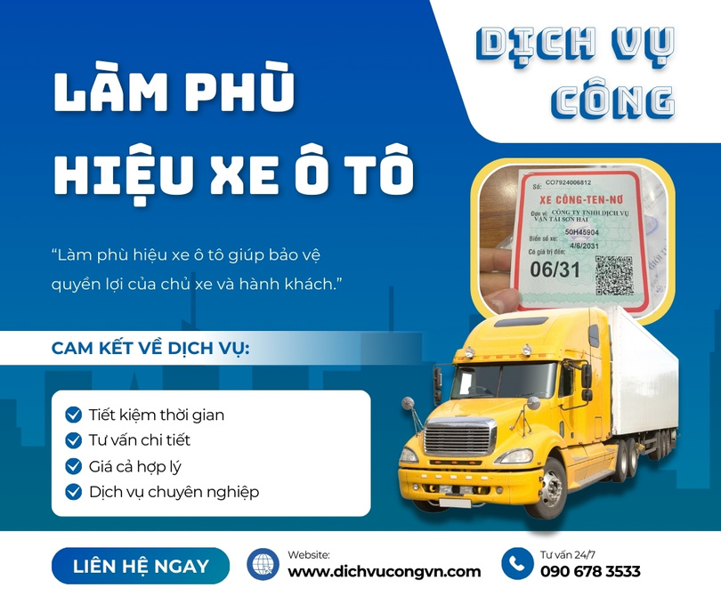 Làm phù hiệu xe ô tô tại Hồ Chí Minh có bị bắt buộc?