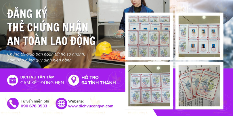 Cách đăng ký thẻ an toàn lao động tại Long An