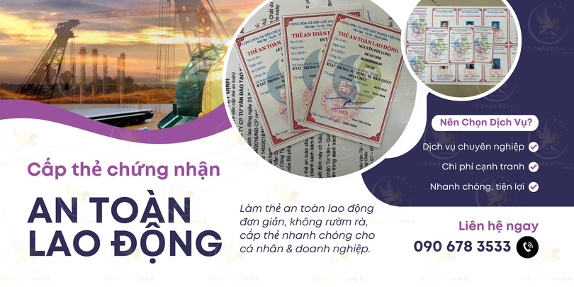 Cấp thể chứng nhận an toàn lao động