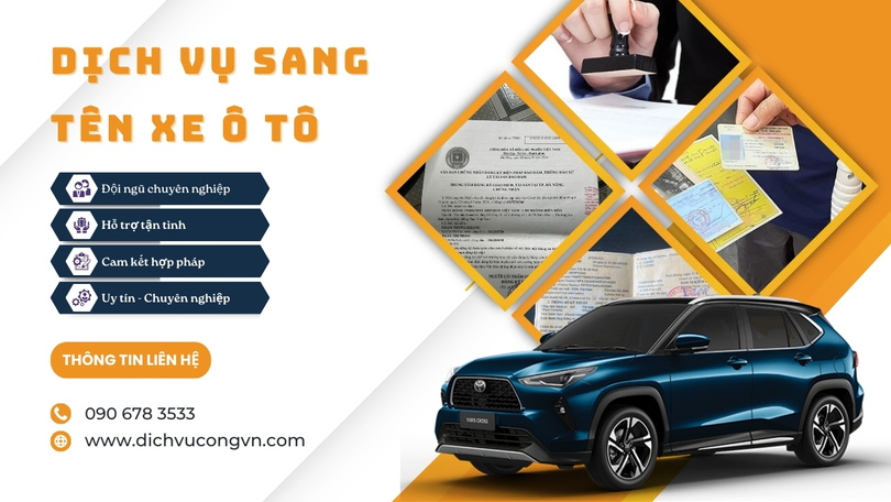 Sang tên xe ô tô tại Hà Nội