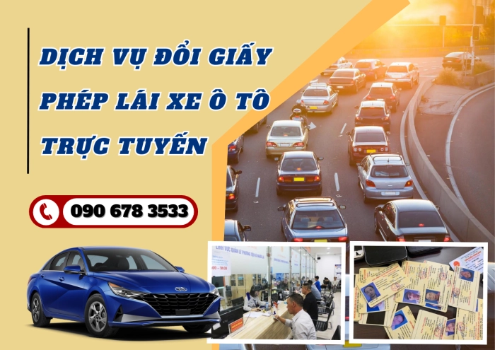 Đổi giấy phép lái xe ô tô tại Huế